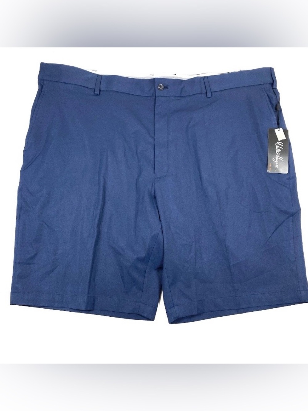 Walter Hagen Perfect 11 Golf Shorts Mens 48W Navy Flat Front 10in NWT